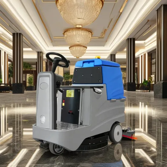 Fully Automatic Commercial Mopping Water Absorption Machine Electric Floor Scrubber for Manufacturing Plants Floor Scrubber